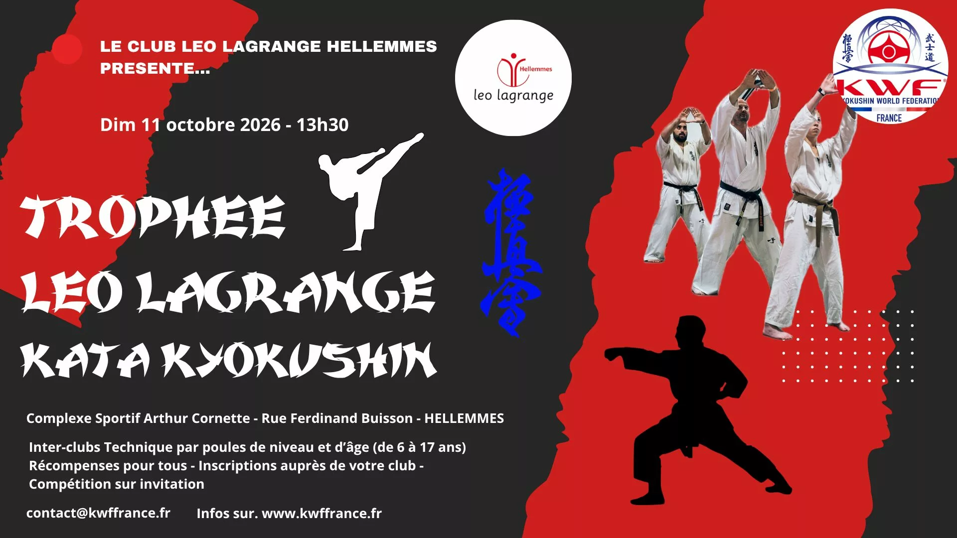 AFFICHE TROPHEE LEO LAGRANGE KATA 2026